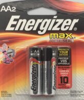 AA 2 pk Batteries Energizer Max