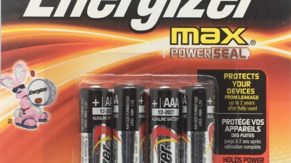 AAA 4 pk Batteries Energizer Max