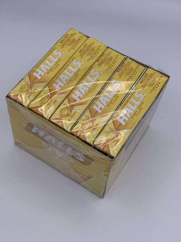 Halls 20 pk. - Honey Lemon (MSRP $2.99 ea.)