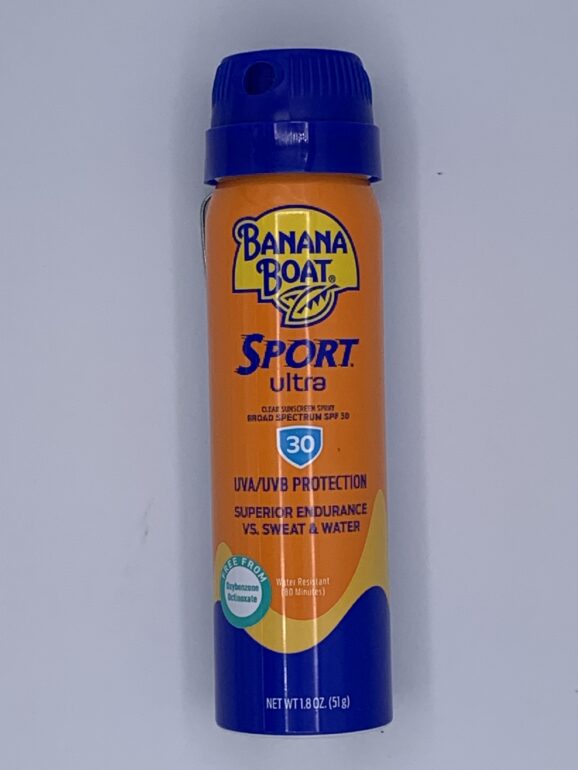 Banana Boat Sport Sunscreen Spray SPF 30  1.8oz., Suntan Sun Tan