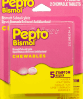 Pepto Bismol Chewable Blister