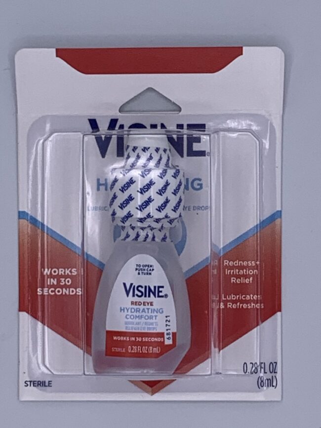 Visine Advanced Relief for the Eyes (MSRP $7.99)