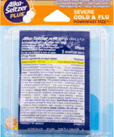 Alka Seltzer Plus Cold Blister