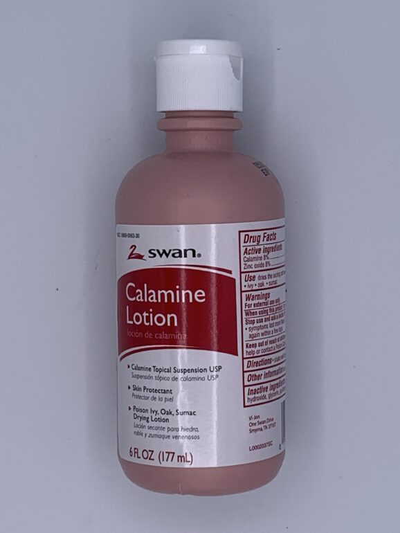 Calamine Lotion 4oz. Bottle Sunburn Relief, Insect Bite Relief, Insect Repellent, Sun Tan, Suntan