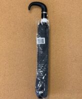 16" Umbrellas Automatic Folding - J-Handle - Heavy Duty - 8 Spokes - Black