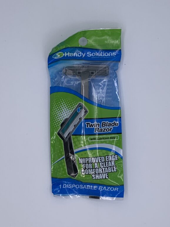 Silver Twin Blade Razor 1 pk