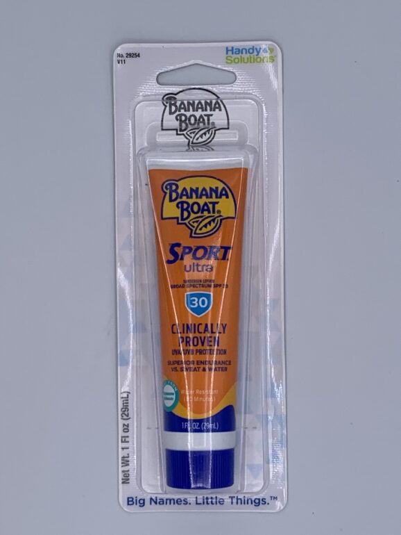 Banana Boat Sunscreen Blister Pack 1oz.  30 SPF, Suntan Sun Tan