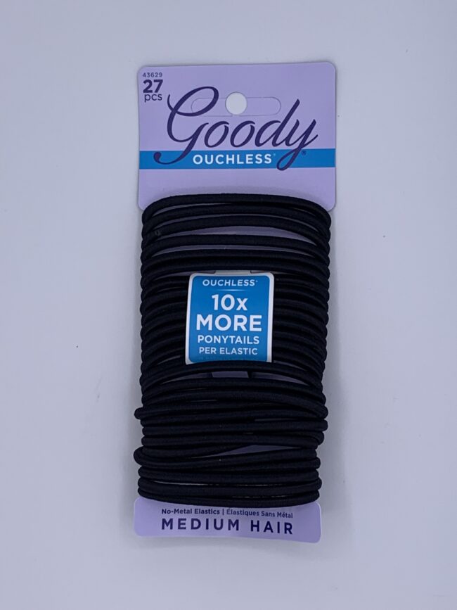 Goody's 27 pc All Black * Hair Elastics
