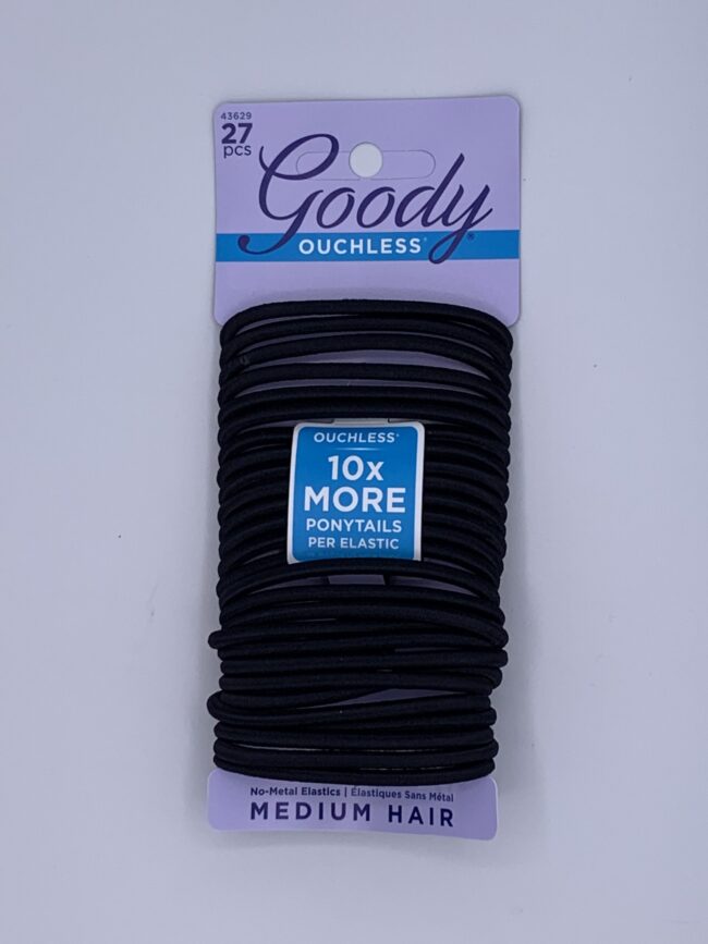 Goody's 27 pc All Black * Hair Elastics