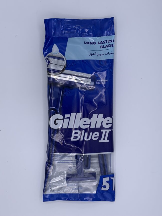 Gillette Blue II Razor Blades 5 pk.