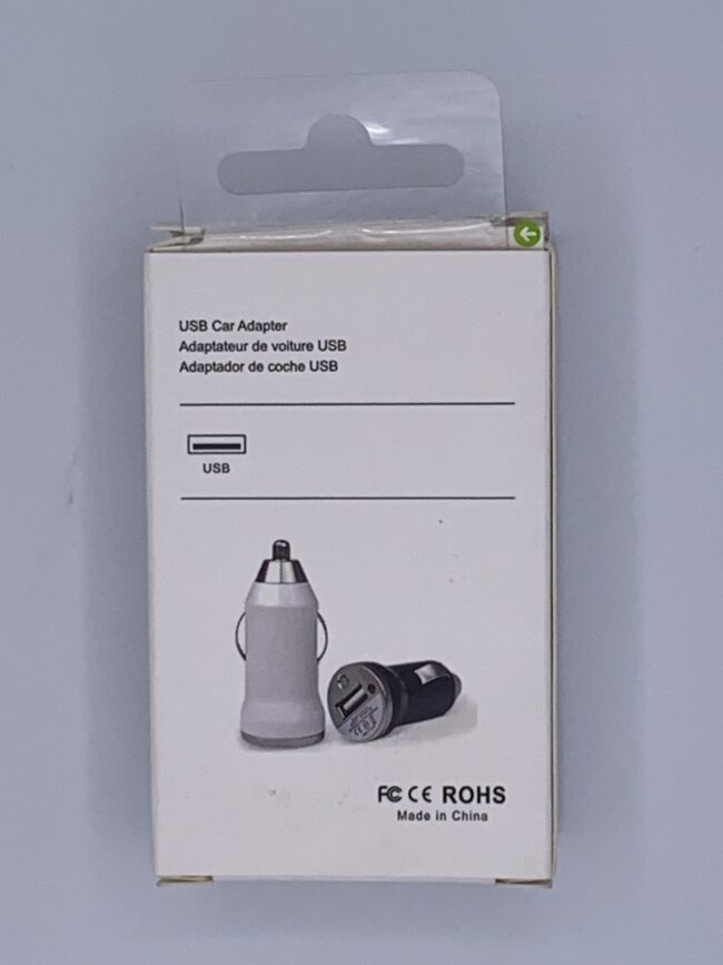 USB CAR Adapter for Cellphone Charger Cables