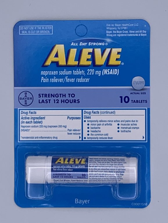 Aleve 10 tablets