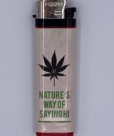 Natural Leaf Disposable Lighters - in 50 pc. Display