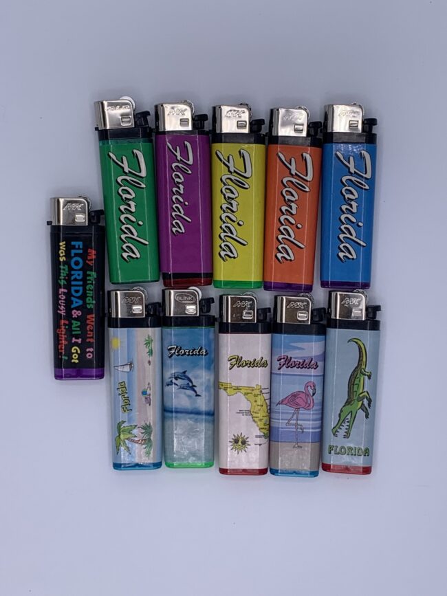 Flamingo Florida Disposable Lighters - in 50 pc. Display