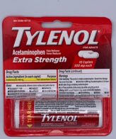 Tylenol 10 caplets (MSRP $6.99)