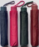 Umbrella Mini Folding * 6 Ribs  *  Asst. Solid Colors Blue, Red, Green & Orange