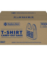 Gift Store Carry-Out Bags - White
