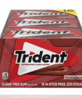 Trident Cinnamon Sugar Free Gum  (14 pieces, 15 pks.)