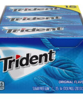 Trident Original Flavor Sugar Free Gum  (14 pieces, 15 pks.)