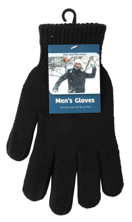 Men's / Unisex Winter Gloves Black