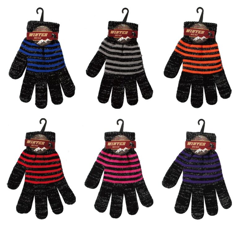 Women's Winter Gloves 6 Asst. Colors