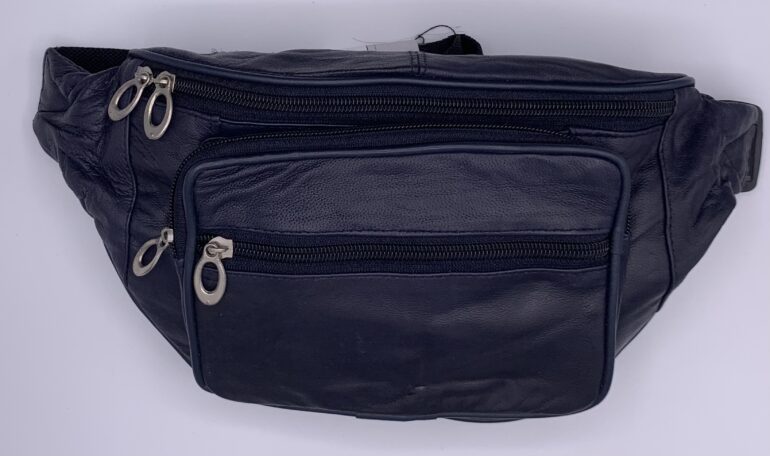 Fanny Packs - Navy - Genuine Leather