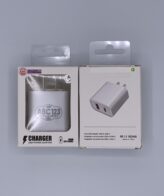 Dual WALL Adapter "USB" + "Type C" for Cellphone Charger Cables
