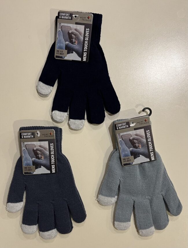 Touch Screen Gloves 5 Asst. Colors