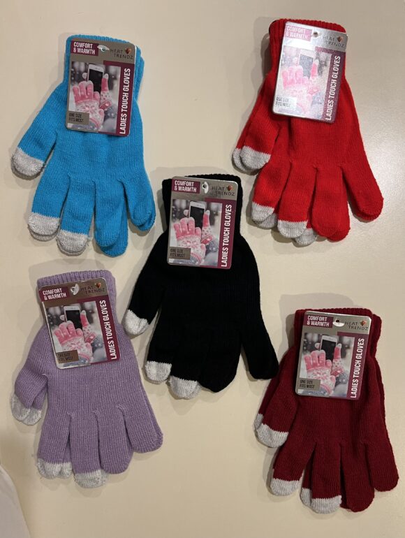 Touch Screen Gloves 5 Asst. Colors