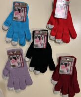 Touch Screen Gloves 5 Asst. Colors
