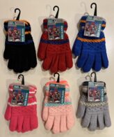 Kid's Winter Gloves 6 Asst. Colors