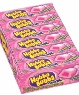 Hubba Bubba Max Chewing Gum, Original Bubble Gum, 5 pcs, 18 ct.