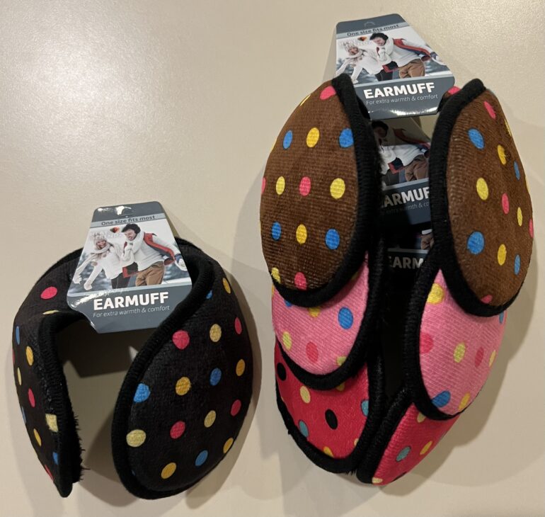 Ear Muffs 4 Asst. Colors