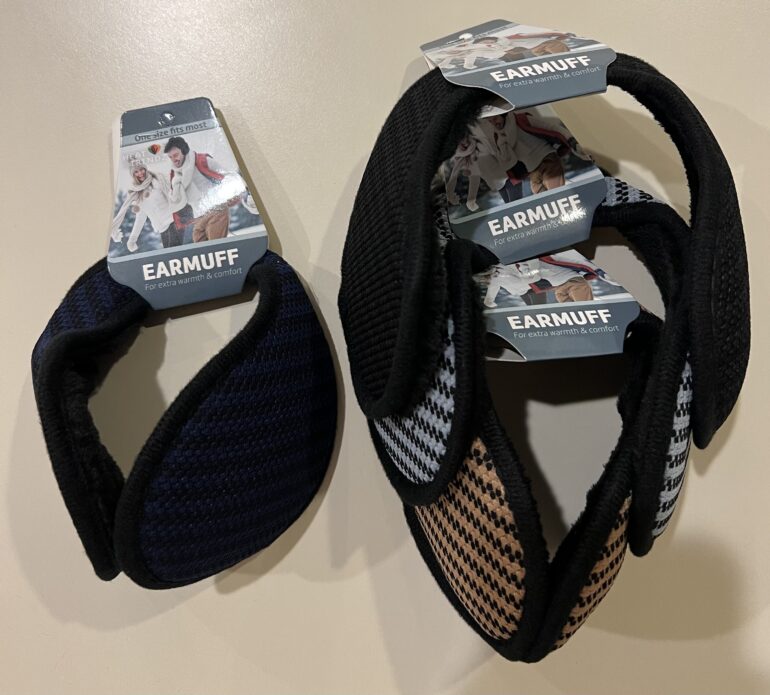 Men's / Unisex Ear Muffs 4 Asst. Colors