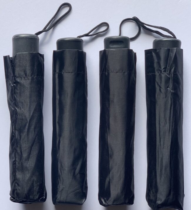 Umbrella and Poncho Rack - Fully Loaded.