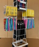 Umbrella and Poncho Rack - Fully Loaded.