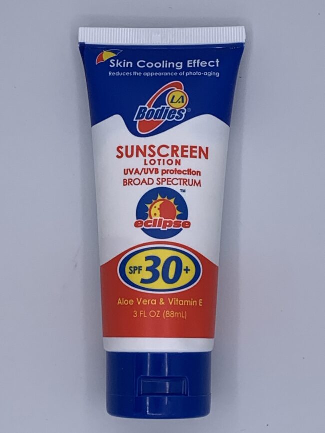 Bodies LA Sunscreen SPF 50  3oz. Tube, Suntan Sun Tan