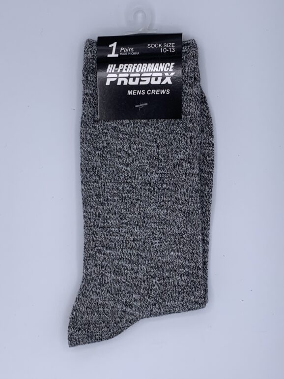 Men's Dress Socks - 1 pk - Grey Color - Size 10-13