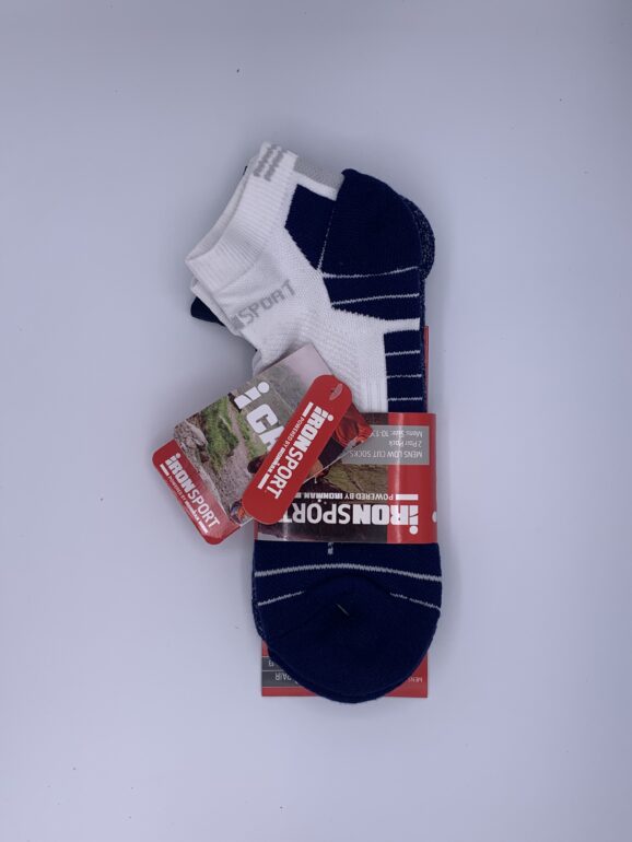 Men's Low Cut Socks - 2 pk - 2 Asst Colors - Size 10-13