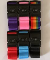 Luggage Strap with Combination Lock - 6 Asst. Colors