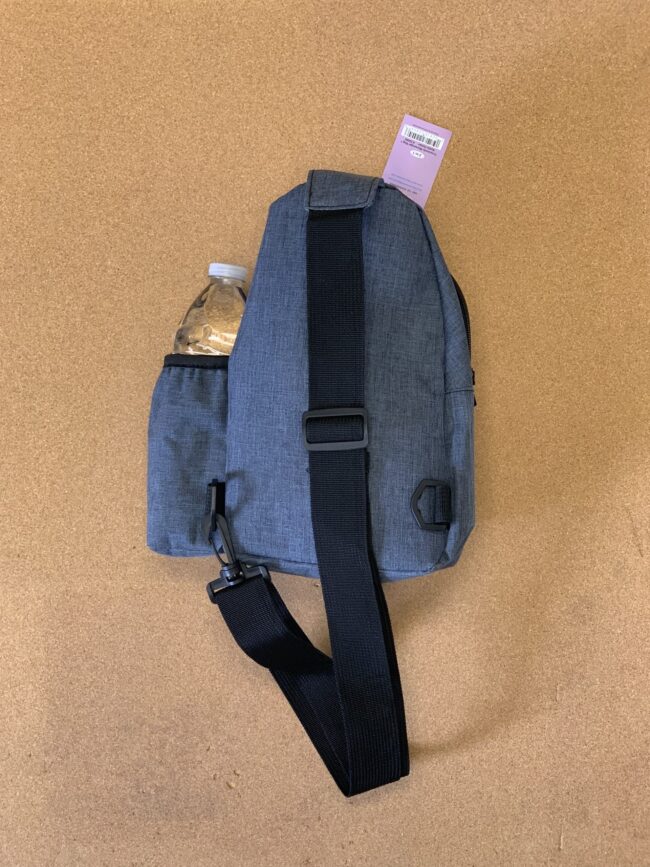 Messenger Bags Cross Body w/Bottle Holder - Heather Green Color - Unisex
