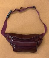 Fanny Packs - Burgundy - Genuine Leather