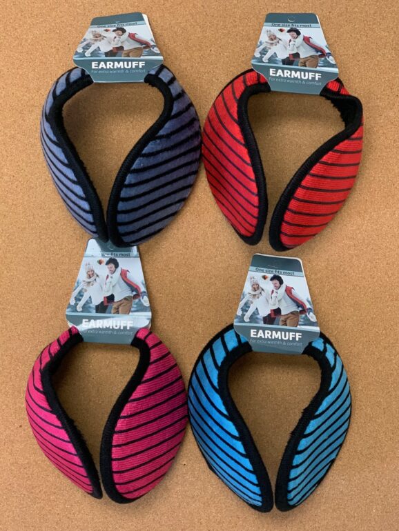 Ear Muffs 4 Asst. Colors