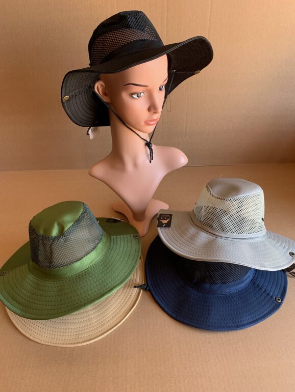 Jungle Plain Colored Hats  *  5 Assorted Colors