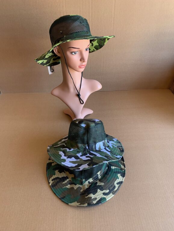 Jungle Hats Air Vented - Army Camouflage * 3 Assorted Colors