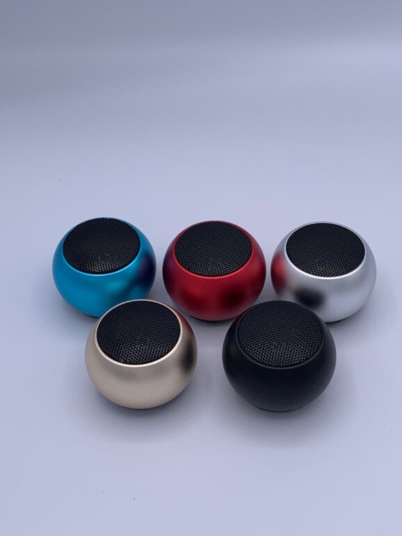 Universal BlueTooth Mini Speaker 5 Colors Black, Red, Blue, Gold & Silver