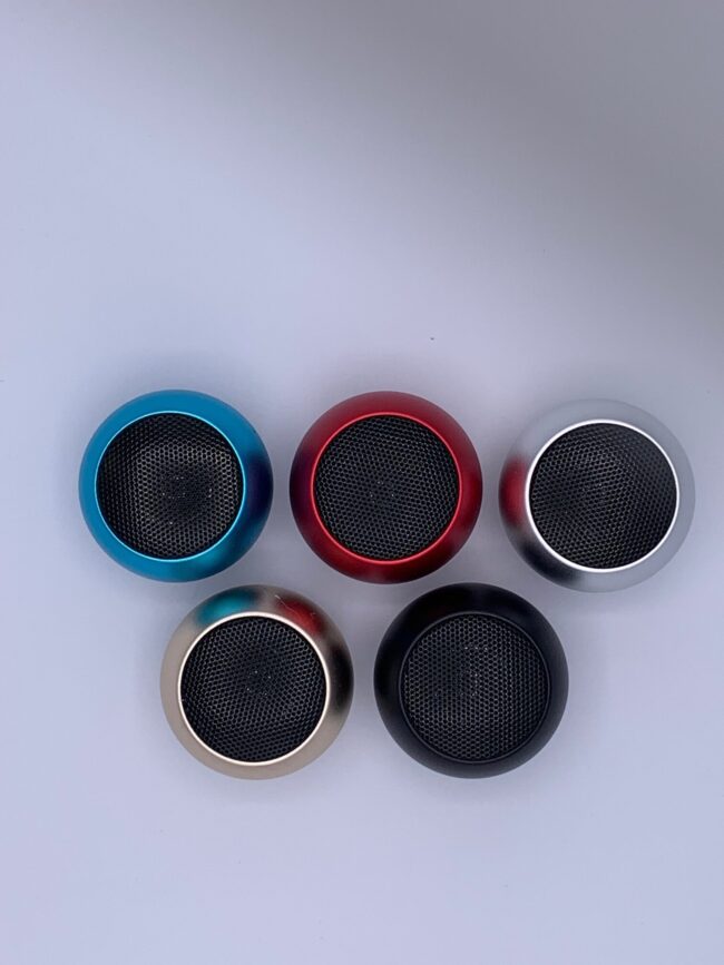Universal BlueTooth Mini Speaker 5 Colors Black, Red, Blue, Gold & Silver