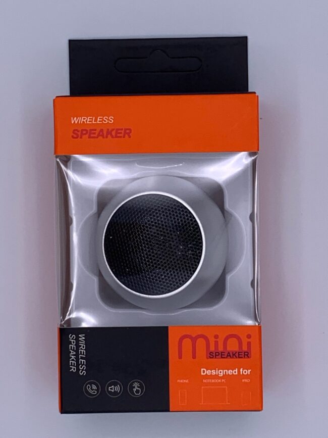Universal BlueTooth Mini Speaker 5 Colors Black, Red, Blue, Gold & Silver