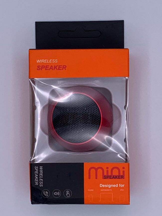 Universal BlueTooth Mini Speaker 5 Colors Black, Red, Blue, Gold & Silver