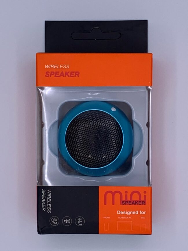 Universal BlueTooth Mini Speaker 5 Colors Black, Red, Blue, Gold & Silver